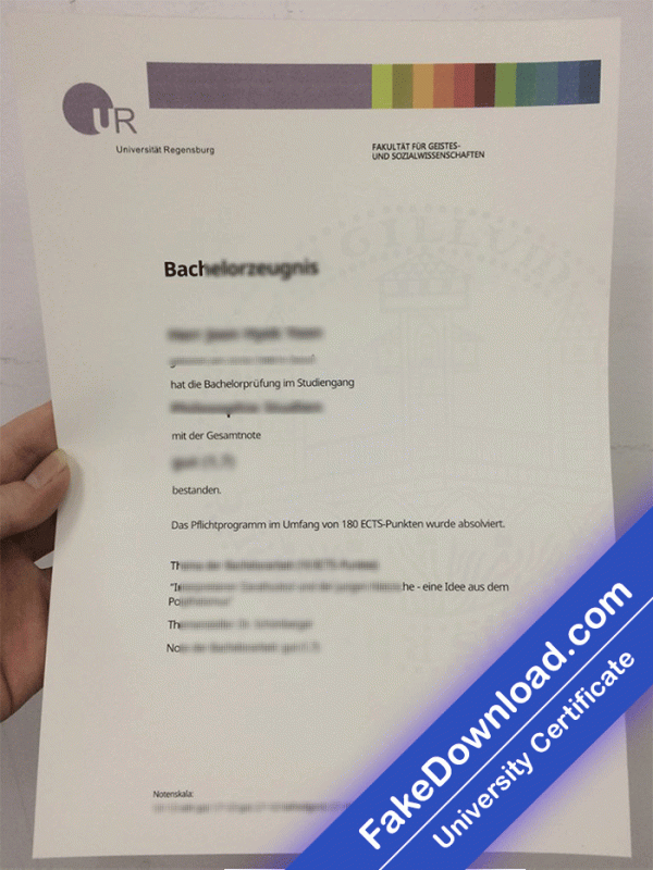 Regensburg University Template (psd)
